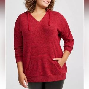 Torrid Red Hoodie Sweatshirt
